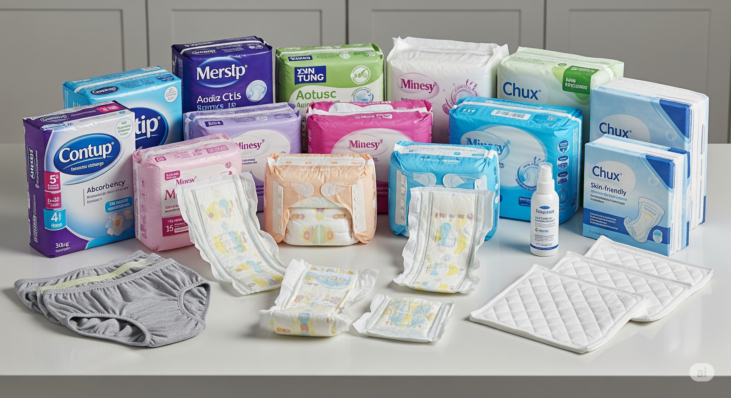 diapers underpads wet wipes scaled