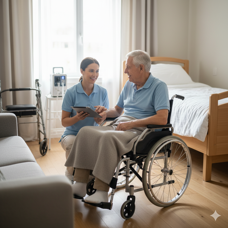 patient care dme equipments wheelchair