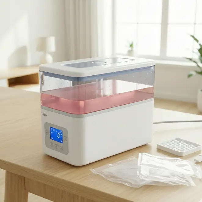 Therapeutic Paraffin Foot Bath - E0235 1 Therapeutic paraffin wax bath unit for feet and hands showing the aluminum tank - Alfa Healthcare Supply
