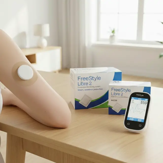 FreeStyle Libre 2 & 3 Continuous Glucose Monitoring (CGM) System | No Finger Pricks - A4239,A4238 1 FreeStyle Libre 2 & 3 Continuous Glucose Monitoring (CGM) System | No Finger Pricks - A4239,A4238