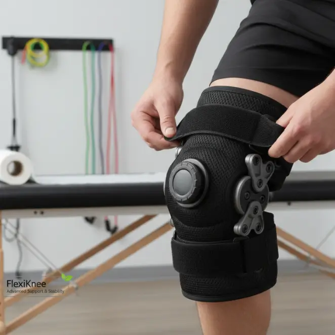 Professional Hinged Elastic Knee Brace - L1810,L1820 2 Professional Hinged Elastic Knee Brace - L1810,L1820 - Image 2