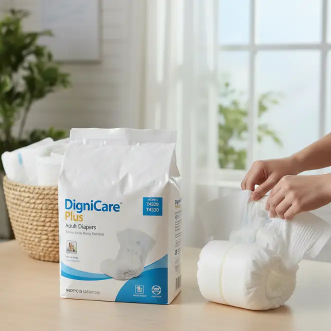 Medical-Grade Diapers for Maximum Protection - T4529,T4530 1 Pack of high-absorbency medical adult briefs (diapers) with side tabs - Alfa Healthcare Supply NY